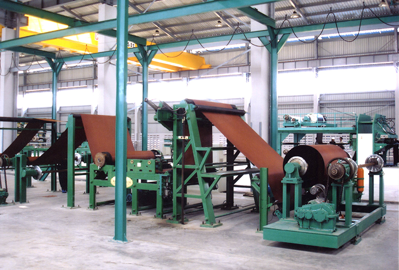 Chemical fiber cutting production line